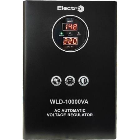 (WLD10) Стабилизатор напряжения WLD-10000. 10кВА. пусковой ток 36.4А±2А навесной/напольный. ElectrO