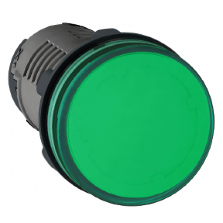 (XA2EVM3LC) Индикаторная лампа серии XA2. 220V AC. зеленая. Schneider Electric