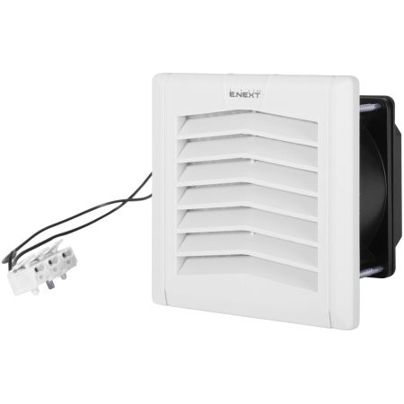 (s0103017) Решетка с фильтром e.climat.fanfilter.pro.120 и вентилятором 92х92мм. E.NEXT