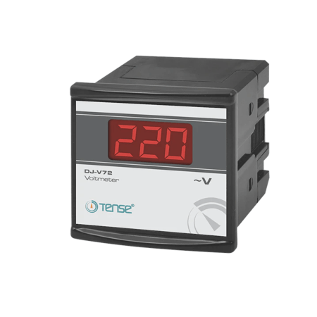 (DJ-V72) Однофазный цифровой вольтметр. 72x72 мм. Uпит=140-260V AC. диап.1-500V. Tense