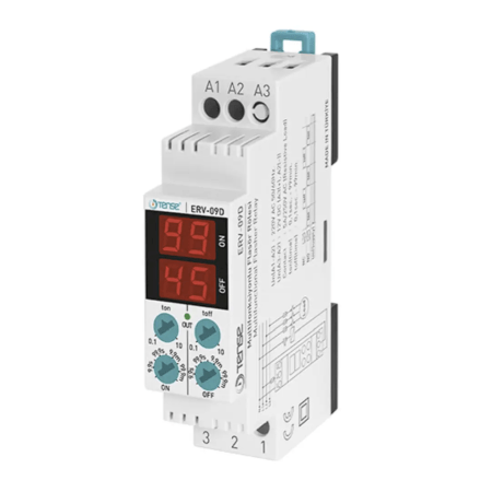 ((ERV-09D) Таймер циклический реле несимметричности цикла 5A 100–240V AC на DIN рейке Tense