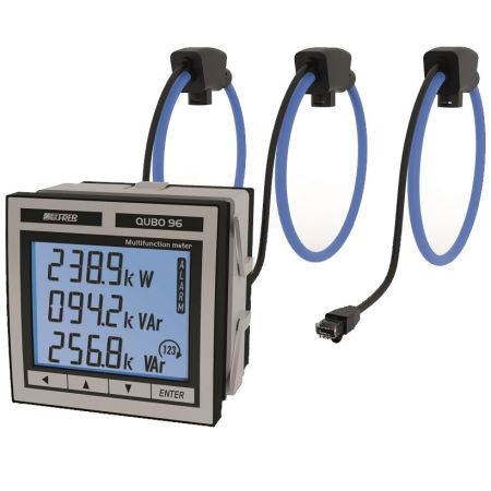 (Q96R3H150MCQH) Анализатор сети QUBO H+3xRog.d150. 80-260V. RS485. Frer