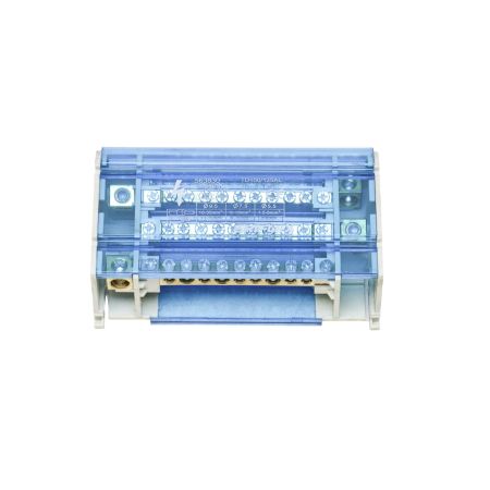 Шини в корпусі крос модуль чотириполюсний TD 100 125AL Erico 563830 4 11 виходів 1 10 35 7 2.5 6 3 10 25 mm2