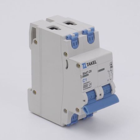 (506120) Автоматический выключатель ВА47-29-С 2P In=1 А. кривая C. 4.5 кА. TAKEL