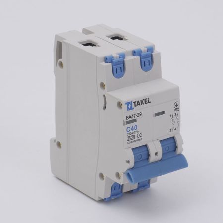 (506135) Автоматический выключатель ВА47-29-С 2P In=40 А. кривая C. 4.5 кА. TAKEL