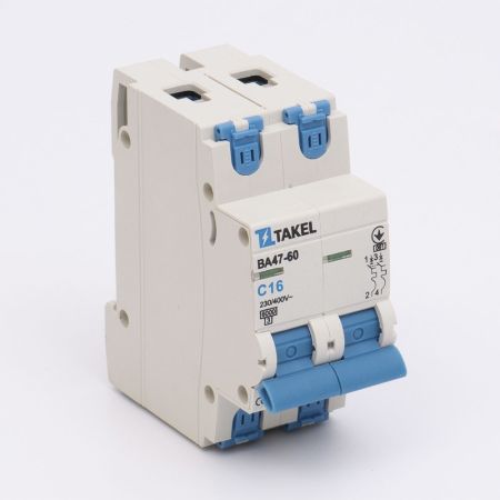 (506621) Автоматический выключатель ВА47-60-С 2P In=16 А. кривая C. 6kA. TAKEL