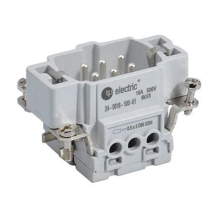 Контактна група для багатопінових роз'ємів HDC TP Electric 24 0616 100 01 гвинтові затискачі