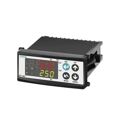 (DT-36Y) Терморегулятор 2-х канальный. PID регулятор реле температур. 100-240V AC (0..+1750℃). Tense