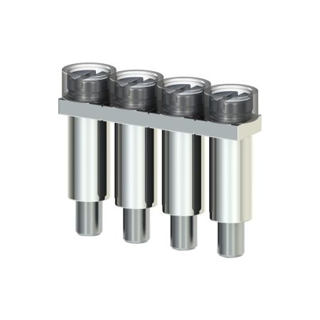 Перемичка гвинтова UK 2.5 4 чотириполюсна для клем PUK 3 Klemsan 0.0.0.4.80134