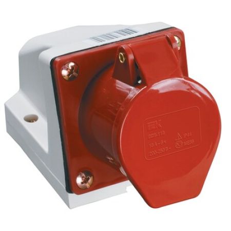 Розетка стаціонарна зовнішня TAKEL 503213 16A 3P N E