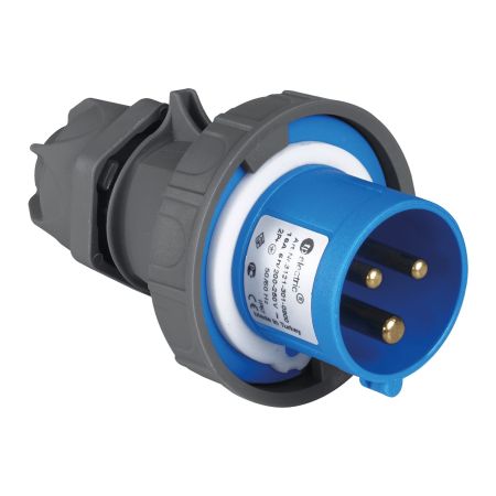 Силова вилка кабельна TP ElEctric 3125 301 0900 32А 220В