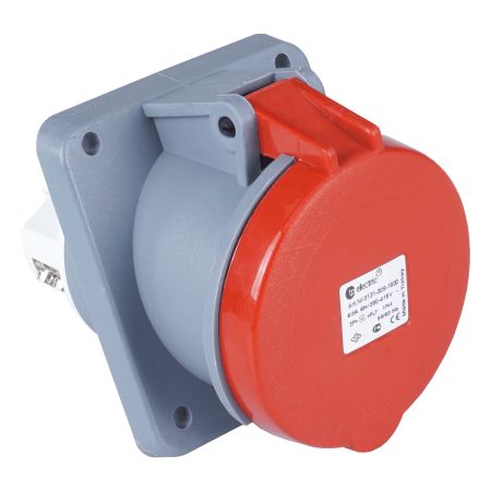 Силова розетка фланцева з нахилом TP ElEctric 3133 309 1600 63A