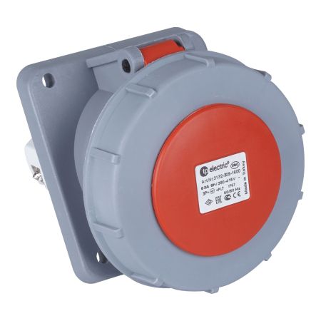Силова розетка фланцева з нахилом TP ElEctric 3137 309 1600 125А