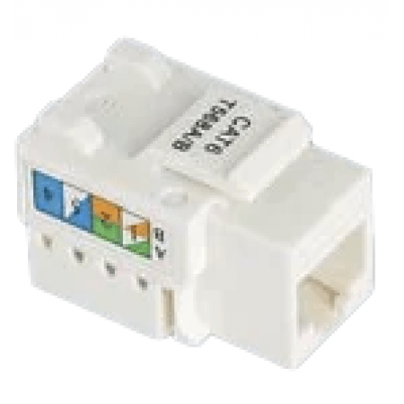 (24554) Розетка информационная RJ-45 UTP кат.6 модульная установка в люк. кабель-канал. настенный бокс. DLX