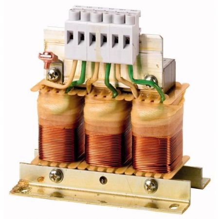 (269505) Сетевой дроссель DX-LN3-040. I=40А. 0.64мГн. U=380В. P=18.5 кВт. Eaton