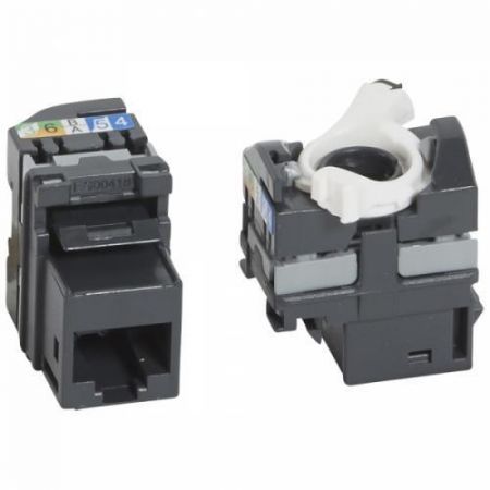 76588 (76588) Розетка информационная RJ45 UTP кат6 KEYSTONE. серия MOSAIC. Legrand