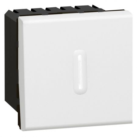 78420 (78420) Выключатель с выдержкой времени (от 25с до 15мин) 8A cos φ = 1/250B~ (2 модуля). серия MOSAIC. белый. Legrand
