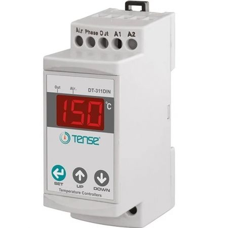 (DT-311DIN) Терморегулятор на DIN-рейку электронный двухканальный от-50 до +150 °C. Plastim