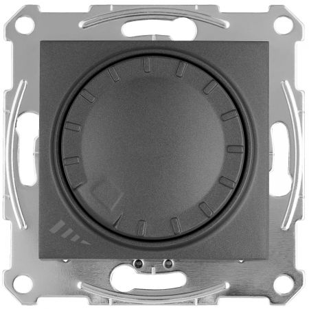 SDN2201270 (SDN2201270) LED Светорегулятор повор-нажимной. проходной. универсальный 4-400Вт. Sedna графит. Schenider Electric