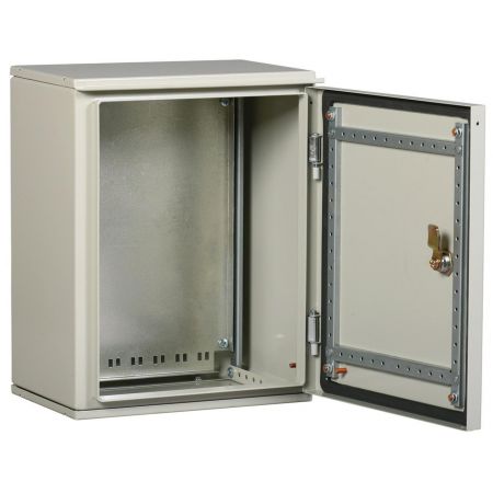 (YKM40-01-65) Корпус металлический ЩМП-1-0 У1. IP65 GARANT. 395x310x220. с монтажной панелью. IEK