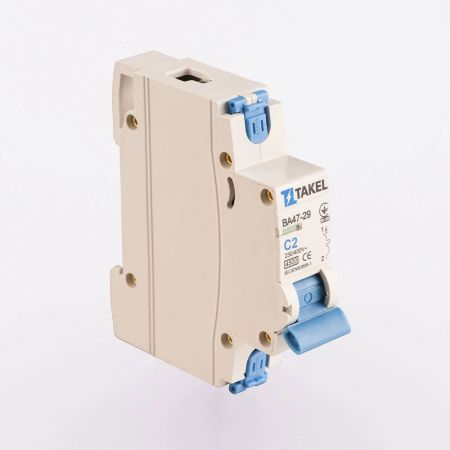(506103) Автоматический выключатель ВА47-29-С 1P In=2 А. кривая C. 4.5 кА. TAKEL