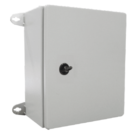 (CP406020K) Металлический шкаф e.mbox.industrial.p.60.40.20z IP41. с монтажной панелью 600х400х200. E.NEXT