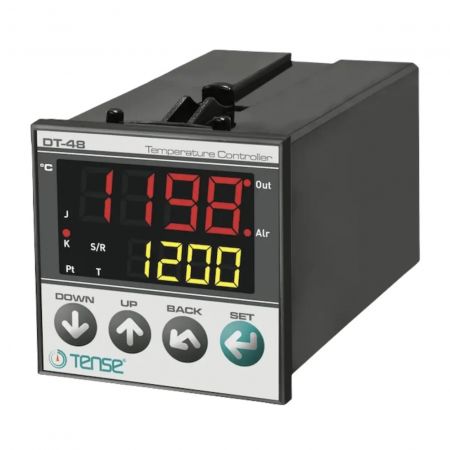 (DT-48Y) Терморегулятор 2-х канальный. PID регулятор реле температур. 100-240V AC (0..+1750℃). Tense