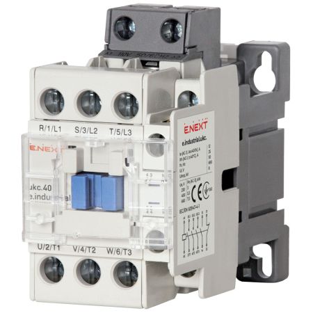 (i.0090026) Контактор e.industrial.ukc.40.110. Iном= 40 A. 110V AC. 1NO+1NC. E.NEXT
