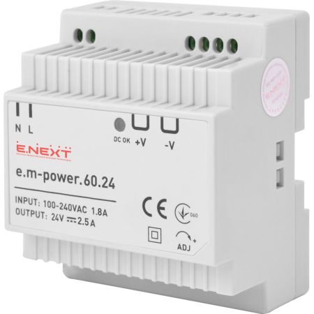 Джерело живлення e.m power.60.24 E.NEXT i083005 P 60 Вт