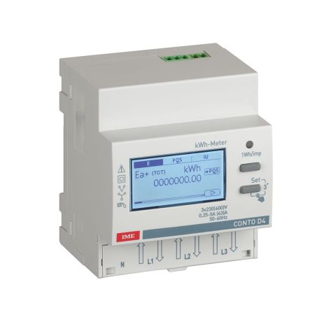 (CE4TBDTCL1) Счетчик электроэнергии модульный 3ф. 1-5A с RS485 400...415V. IME