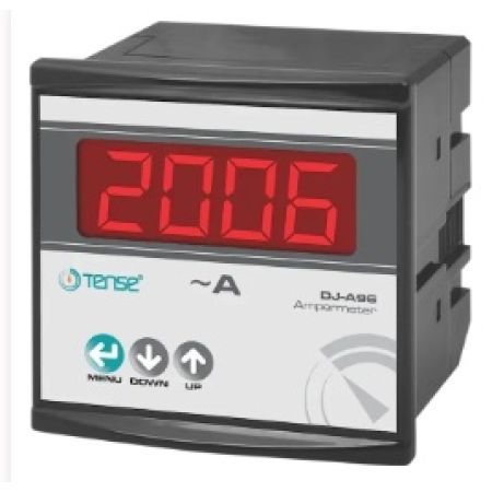 (DJ-A96) Амперметр переменного тока 100mA-5.5A. панельный щитовой 96х96 мм. Tense