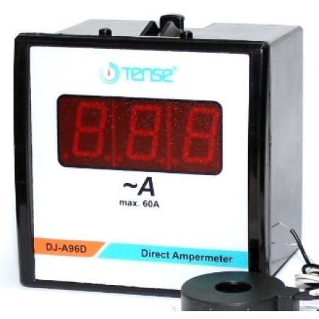 (DJ-A96D) Амперметр в комплекте с трансформатором тока 100 А. цифровой 96х96. Tense