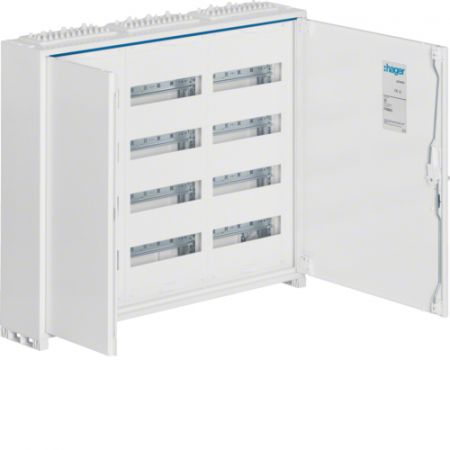 (FWB43S) Шкаф электротехнический серии Univers IP44/II. 650x800x161. с PE/N-клеммами 144 модуля. Hager