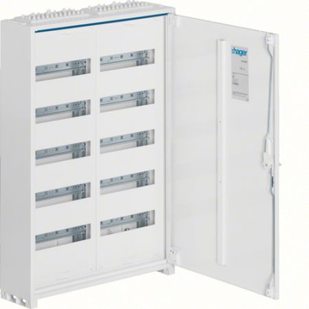 (FWB52S) Шкаф электротехнический серии Univers IP44/II. 800x550x161. с PE/N-клеммами 120 модулей. Hager
