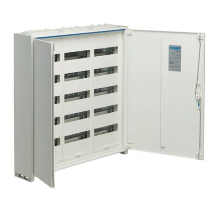 (FWB53S) Шкаф электротехнический серии Univers IP44/II. 800x800x161. с PE/N-клеммами 180 модулей. Hager