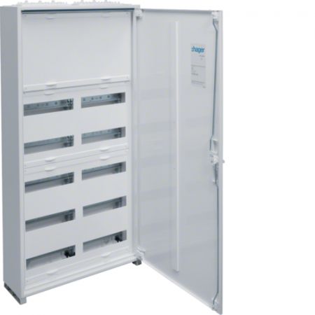 (FWB72N) Шкаф электротехнический серии Univers IP44/II. 1100x550x161. с дверцей 120 модулей. с блоком для клемм. Hager