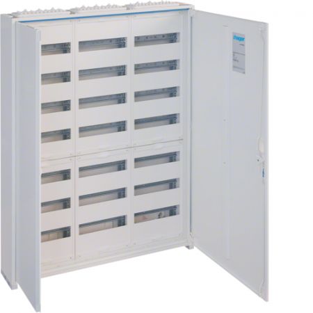 (FWB73S) Шкаф электротехнический серии Univers IP44/II. 1100x800x161. с PE/N-клеммами 252 модуля. Hager
