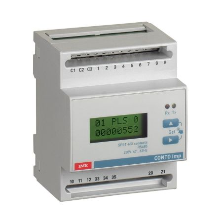 (IF4C001) Концентратор импульсных сигналов 1ф с RS485 Вх. живл. 210 – 230 В (12 каналов). IME