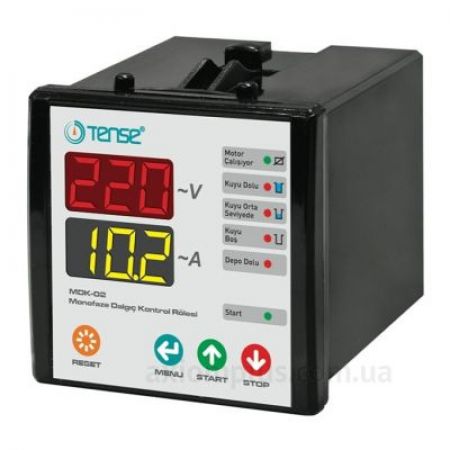 (MDK-02) Контроллер погруженого скважинного 1 фазного насоса. 140V–280V AC. 60A. Tense