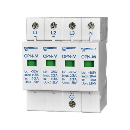 (OPN-M (4S)10kA) Ограничитель перенапряжения 4 модуля 380В. In-10kA. Новатек-Электро