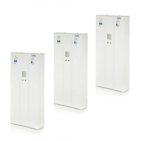(Volter™ EtalonS-42 (3*14)) Стабилизатор (Нормализатор) напряжения. 3ф. 42кВт. бесступенчатый. (640х320х122)*3. 130-330 В (на фазу). Volter