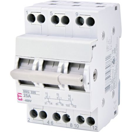 (2421435) Переключатель нагрузки SSQ 340 1-0-2. 3p 40A. ETI