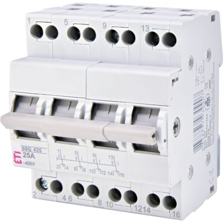 (2421444) Переключатель нагрузки SSQ 425 1-0-2. 4p 25 A. ETI
