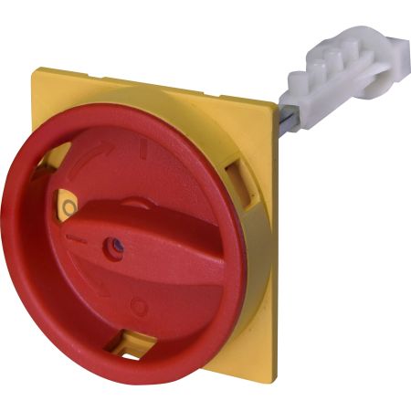 (4648041) Выносная поворотная рукоятка RMMPE-130E (желто-красная) для монтажа на дверцу шкафа. ETI