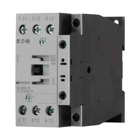 (112428) Контактор DILM38-10(230V50HZ). Iном=38 A. 18.5 кВт. 1NO. Eaton