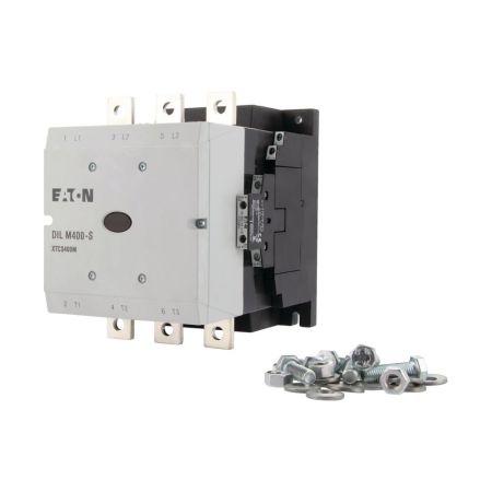(274196) Контактор DILM400-S/22(220-240V50/60HZ). Iном=400 A. 200 кВт. 2NO+2NC. Eaton
