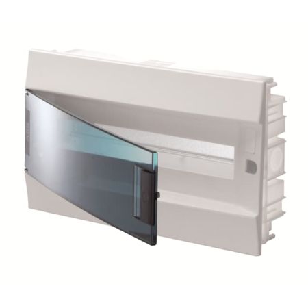 (1SLM004101A1204) Щит Mistral IP41 18 модулей встроенный прозрачная дверь с винтовыми N/PE клемником. 22 подкл.. ABB