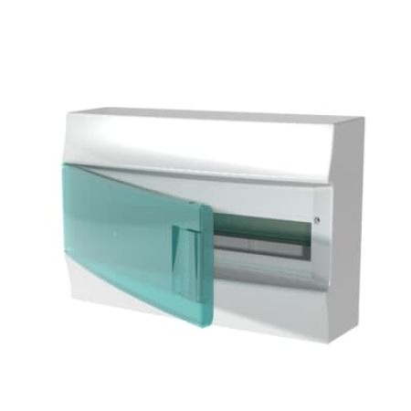 (1SPE007717F0821) Щит Mistral IP41 18 модулей навесной прозрачная дверь с винтовыми N/PE клемником. 22 подкл.. ABB