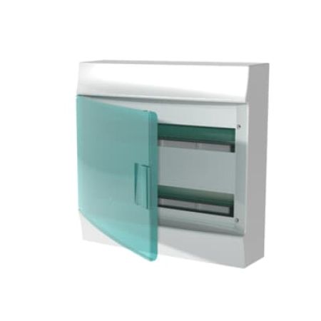 (1SPE007717F0921) Щит Mistral IP41 2 ряда 36 модулей навесной прозрачная дверь с винтовыми N/PE клемником. 44 подкл.. ABB