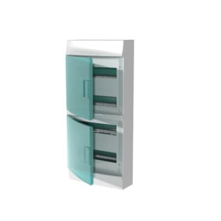 (1SPE007717F0721) Щит Mistral IP41 48 модулей навесной прозрачная дверь с винтовыми N/PE клемником. 64 подкл.. ABB